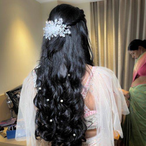 Engagement hairstyle