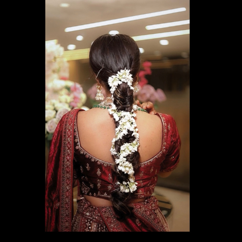 Bridal braid hairstyle